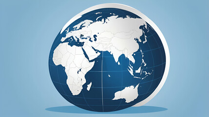 Fototapeta premium earth globe icon