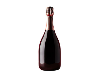 a bottle of wine with a gold cap