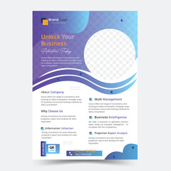 Business Flyer Design Template, Unique Business Flyer Design, Modern Business Flyer Design,