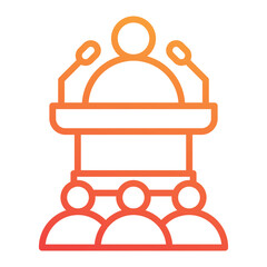 Public Speaking Icon