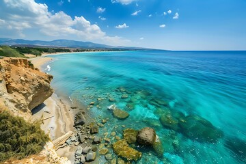Fototapeta premium Wonderful turquoise Mediterranean sea.