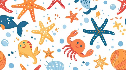 Abstract seamless pattern