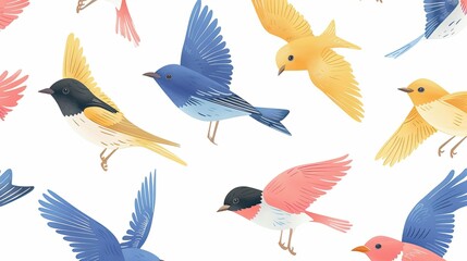 Fototapeta premium Abstract seamless pattern