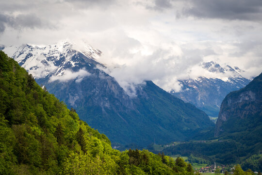 Interlaken-Oberhasli District, on the northern edge of the Bernese Alps