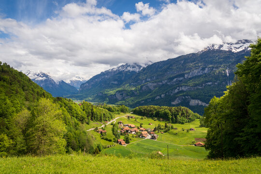 Interlaken-Oberhasli District, on the northern edge of the Bernese Alps