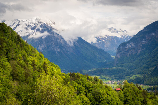 Interlaken-Oberhasli District, on the northern edge of the Bernese Alps