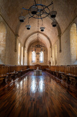 Fototapeta premium The Santa María de Poblet Monastery, Poblet Abbey