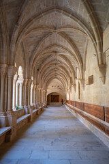Obraz premium The Santa María de Poblet Monastery, Poblet Abbey