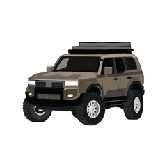 Offroad car vector design
