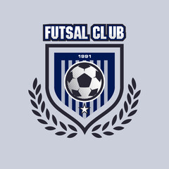 soccer Logo or football logo club sign Badge.