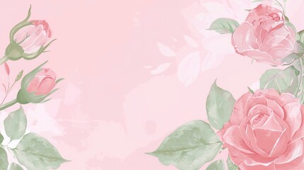 pink rose background: A Symphony of Delicate Beauty，this pink rose background is sure to add a touch of charm.