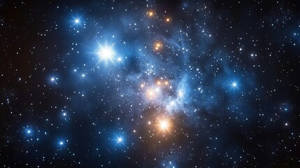 Obraz premium Cosmic Beauty of Stars in Deep Space