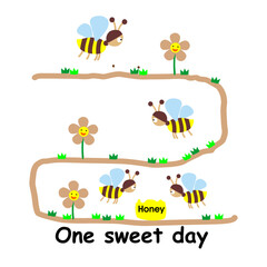 Cute Cartoon illustration designs are suitable for children's t-shirt designs, screen printed t-shirts, greeting cards and others.