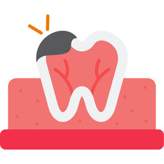 Tooth Nerve Icon