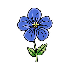  allium flower illustration, allium flower, flat illustration