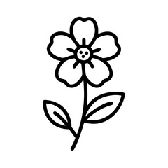  allium flower illustration, allium flower, flat illustration