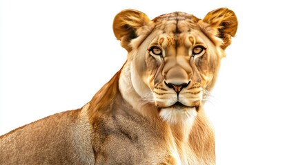 Majestic Lioness in High Resolution Detail