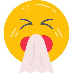 Face Sneezing Icon