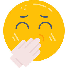 Face with Hand Over Mouth Icon