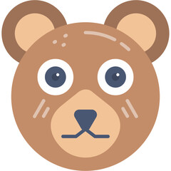 Bear Face Icon