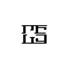 Obraz premium CS monogram logo design letter text name symbol monochrome logotype alphabet character simple logo