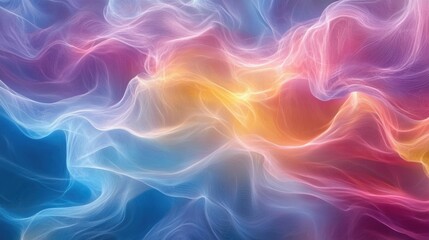Obraz premium blue, pink, purple and yellow abstract gradient background for social media wallpaper and festive background like Christmas and Valentine. 