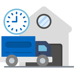 Just-in-Time Delivery Icon