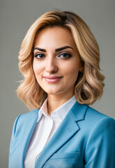 Confidence and Professionalism: Portrait of a Modern Businesswoman