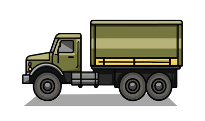 A Truck Vector Illustration