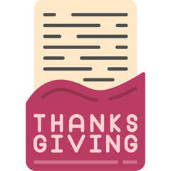 Thanksgiving Invitation Icon