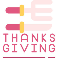 Thanksgiving Fork and Knife Icon