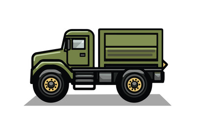 A Truck Vector Illustration