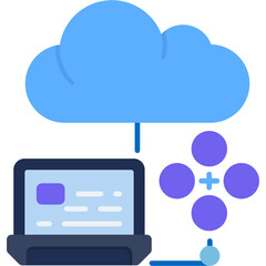 Cloud Computing Network Icon