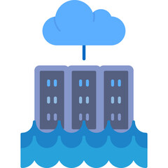 Cloud Data Lake Icon