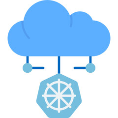 Cloud Kubernetes Icon