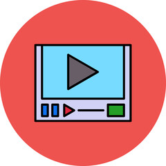 Fototapeta premium Player Icon