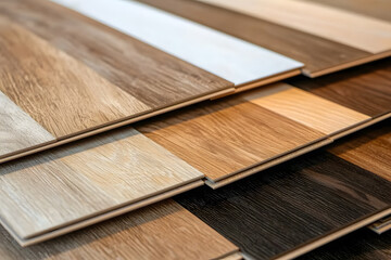 Stack of Samples from Various Types and Colours of Wooden Floor Tiles | Interior Design, Flooring Options, Hardwood, Home Renovation Ideas