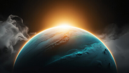 galaxy planets and nebulae in outer space