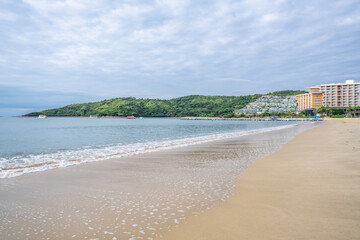 Xiaojingwan Beach Scenery in Huizhou, China