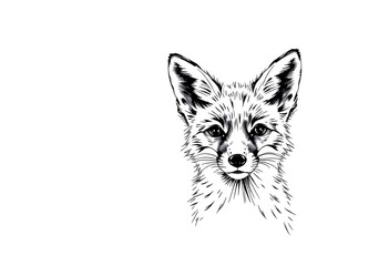 Obraz premium fox in a background