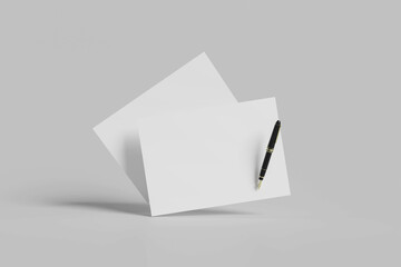 Blank Certificate Mockup