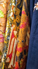 Batik Tulis Jogja, Batik tulis of Yogyakarta in Indonesia. This Batik illustrates the beauty of traditional fine art with distinctive patterns and motifs. Contains deep cultural and historical values.