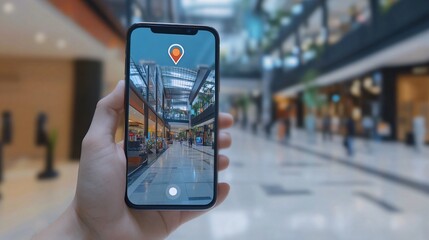 Augmented Reality Navigation App on Smartphone in Shopping Mall