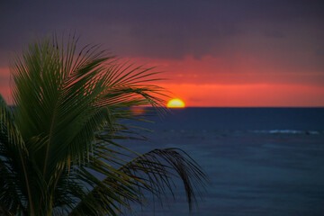 Obraz premium Mauritian sunset