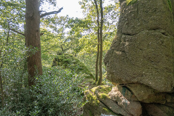 Die Kluckensteine mit wunderschöner Aussicht auf Stolberg-Vicht