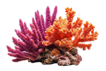 Experience the vibrant beauty of majestic coral reefs in tropical waters