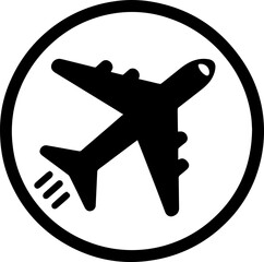 Obraz premium Airplane icon