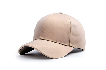 Fototapeta premium Blank Baseball cap mock up, isolated on white background
