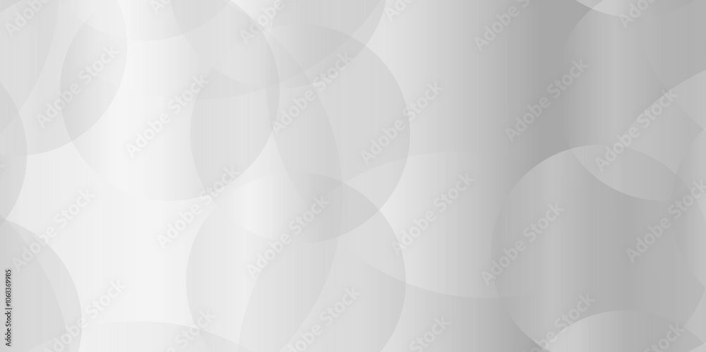 Poster abstract white blur bokeh lights for background. abstract white, gray modern transparency circle pre