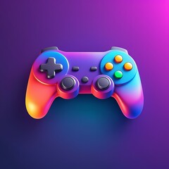 Abstract Freeform Game Controller Icons, Ai generated Images